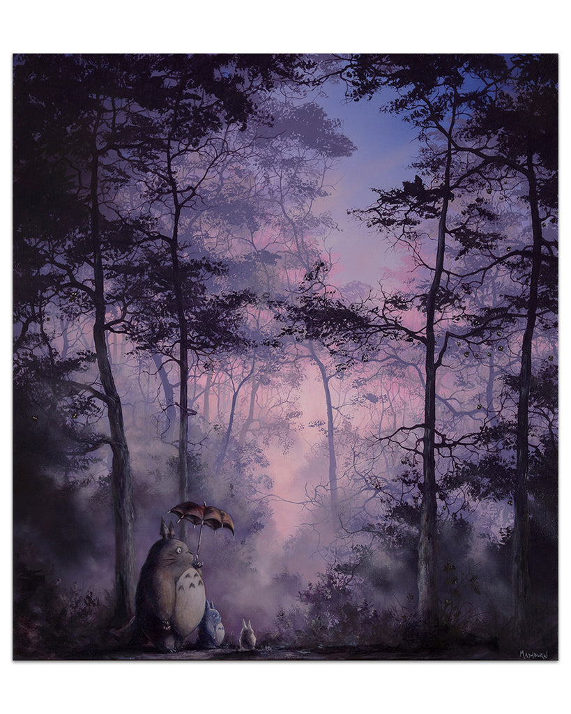 Brian Mashburn  - "Woodland with Spirits" print - Spoke Art