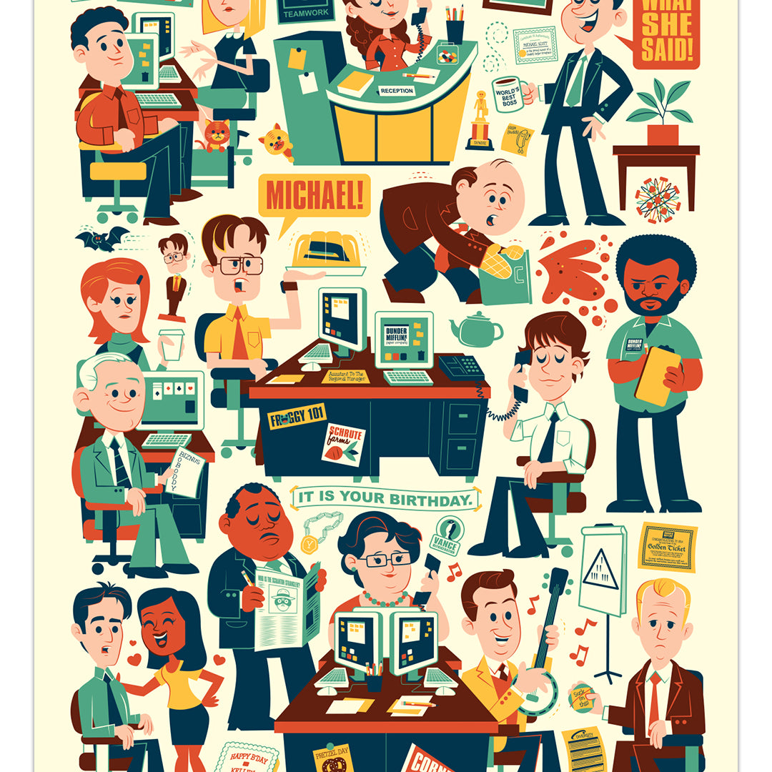 Dave Perillo - "That's What She Said..." print - Spoke Art