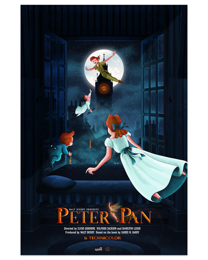 Germain Barthélémy - "Peter Pan" print - Spoke Art