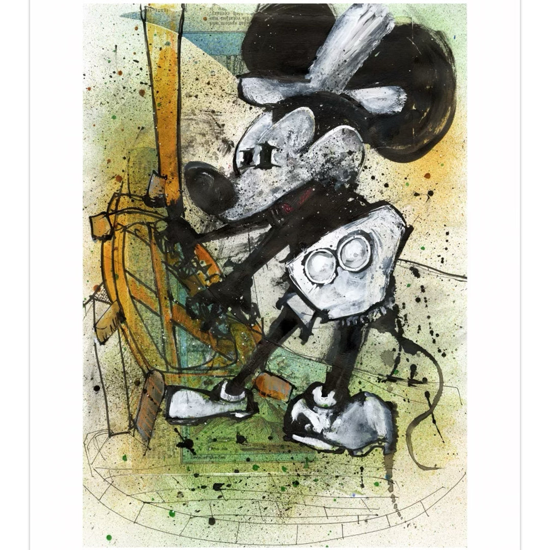 Joey Feldman - "Steamboat Willie Wonder On 24" Technicolor HPM prints - Spoke Art