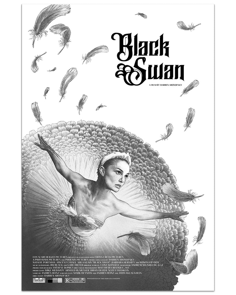 Neil Davies - "Black Swan" print - Spoke Art
