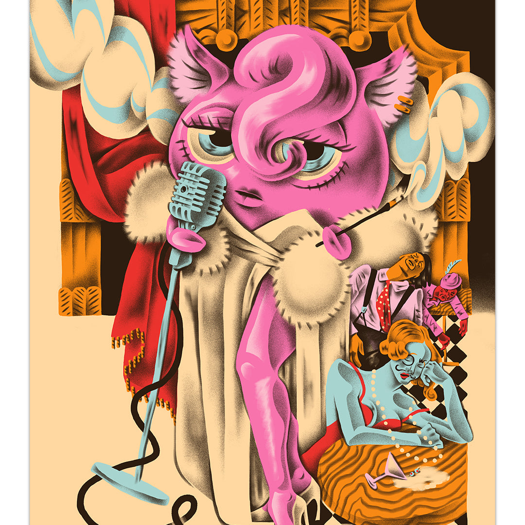 Ricardo Diseño - "Jiggly-Puff" print - Spoke Art