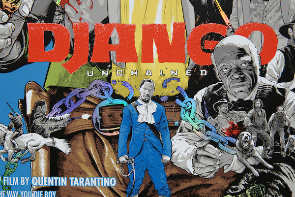 Joshua Budich - "Django Unchained" print - Spoke Art