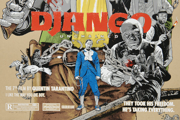 Joshua Budich - "Django Unchained" print - Spoke Art