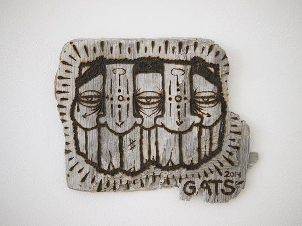 GATS - "Wood Burn 6" - Spoke Art
