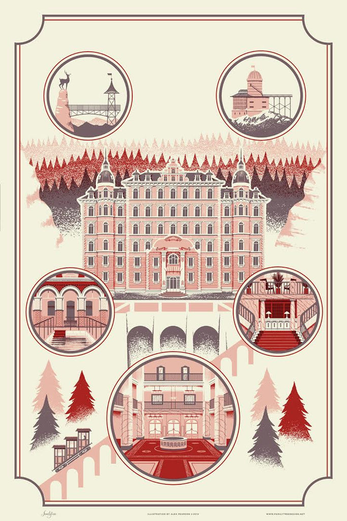 Alex Pearson - "The Grand Budapest Hotel" - Spoke Art