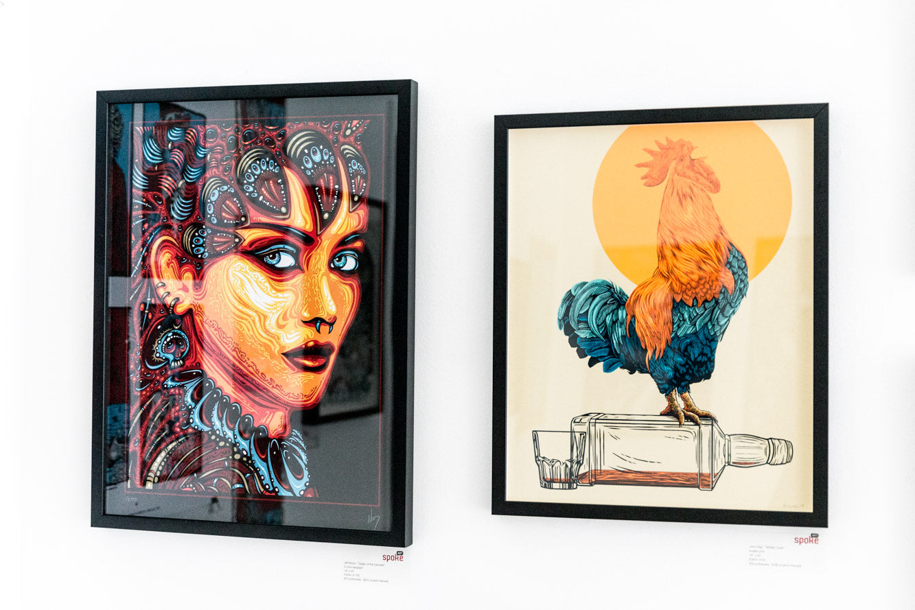 John Vogl- "Whiskey Cock" - Spoke Art