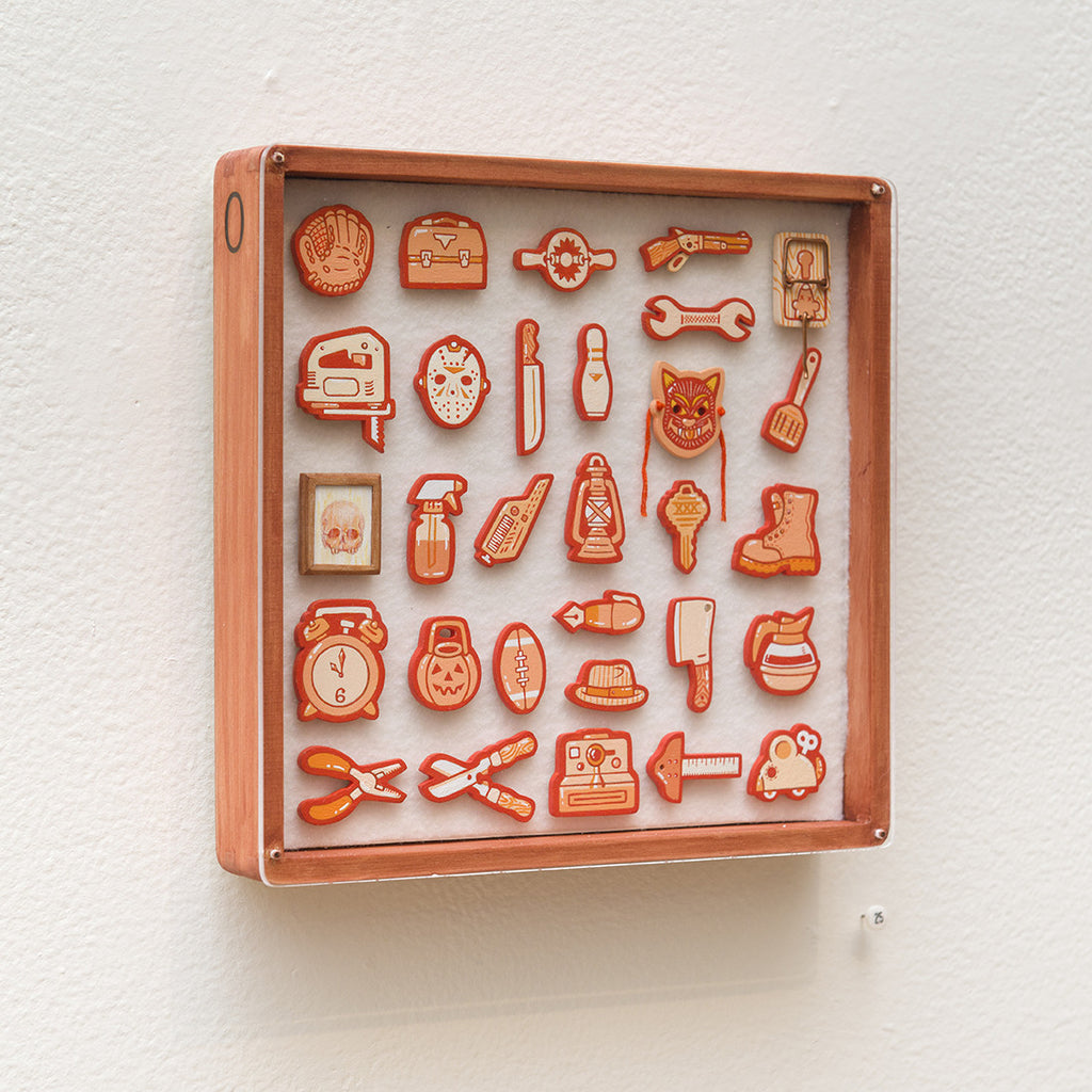 “Tiny Objects” (Orange) - Spoke Art