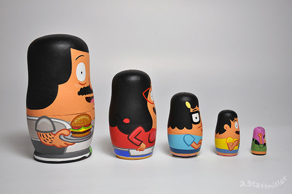 Andy Stattmiller - "Bob's Burgers Nesting Dolls" - Spoke Art