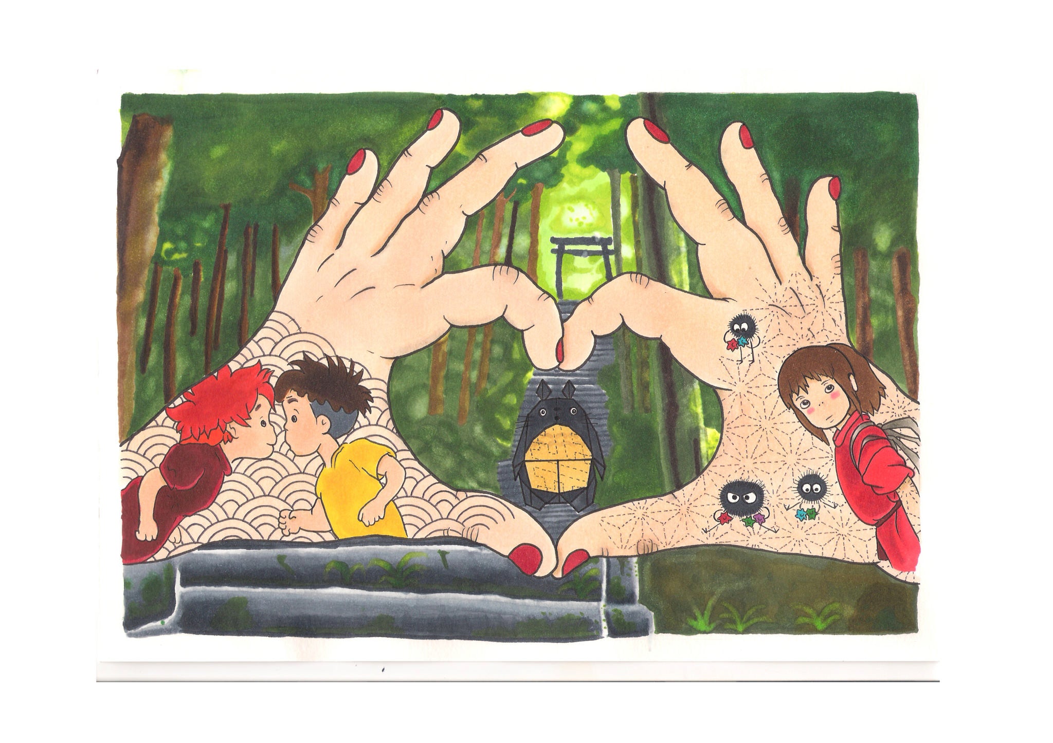 Keith Lin - "A Wild Totoro Appears!" - Spoke Art