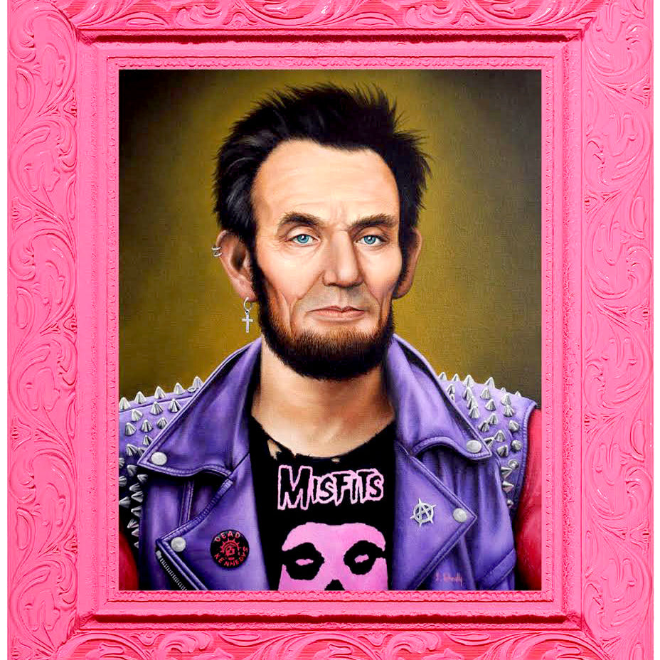 "Punk Rock Lincoln" - Spoke Art