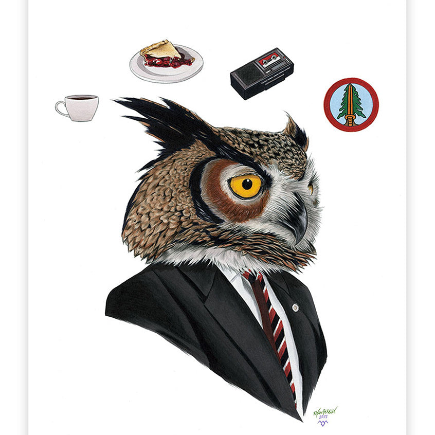 Ryan Berkley - "Agent Cooper" (print) - Spoke Art