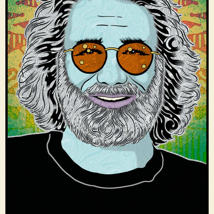 Chuck Sperry - "Jerry Garcia (Winter)" - Spoke Art