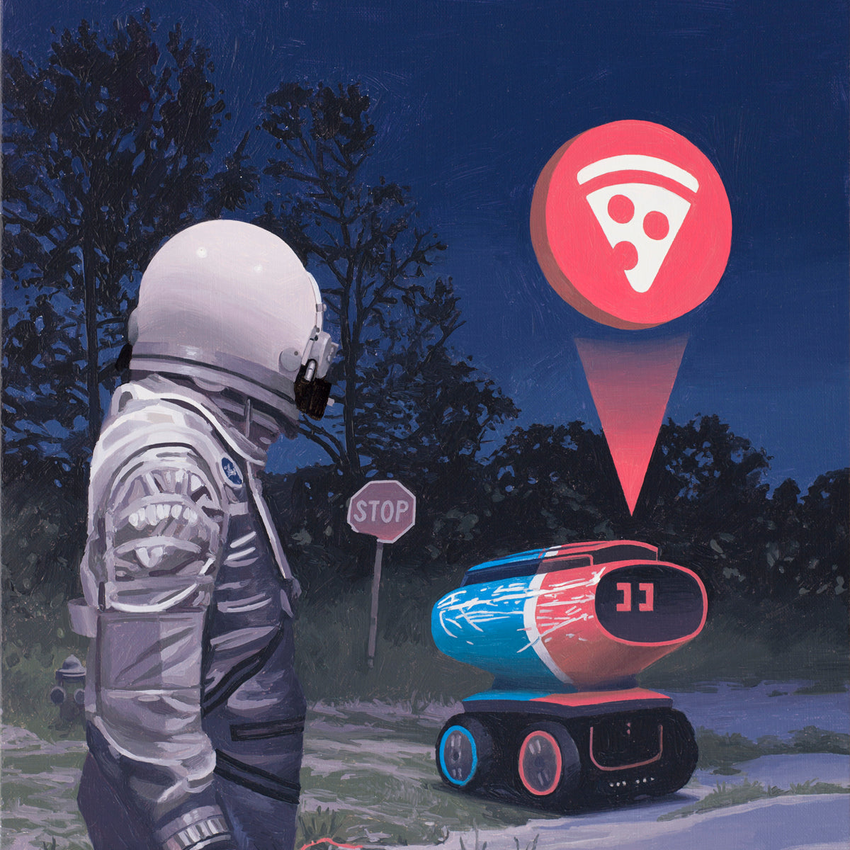 Scott Listfield - "Pizzabot" - Spoke Art