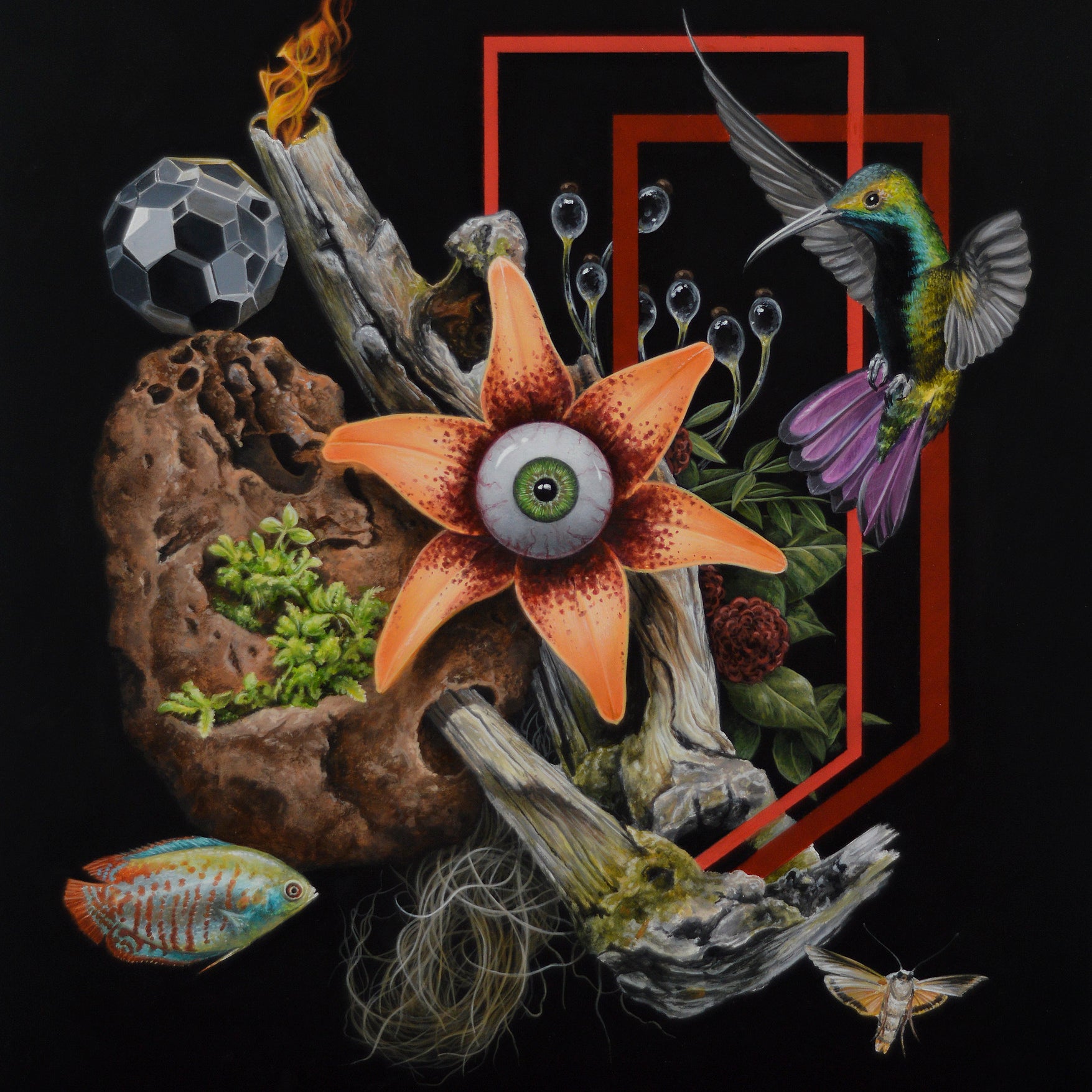 Scott Scheidly - "Entanglement #14" - Spoke Art