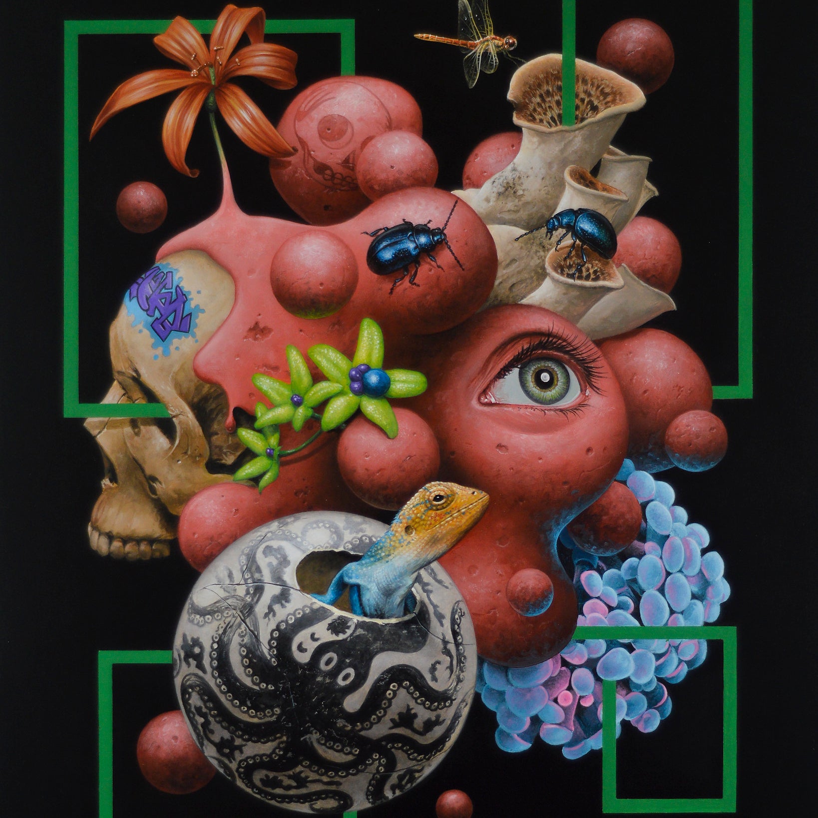 Scott Scheidly - "Entanglement #8" - Spoke Art
