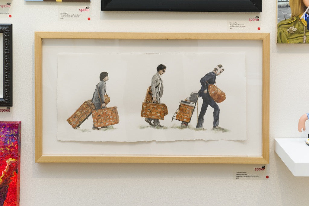 Christine Hostetler - "Baggage Brothers" - Spoke Art
