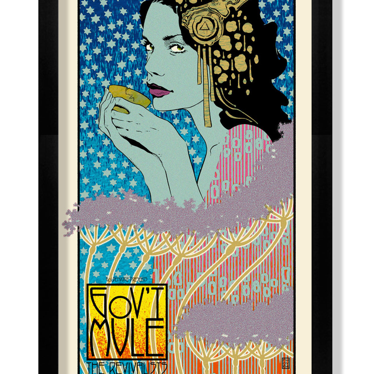 Chuck Sperry - "Gov’t Mule at the Warfield, 2012" - Spoke Art
