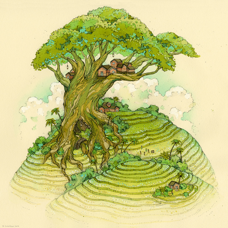 Nicole Gustafsson - "Treeside Terraces" - Spoke Art