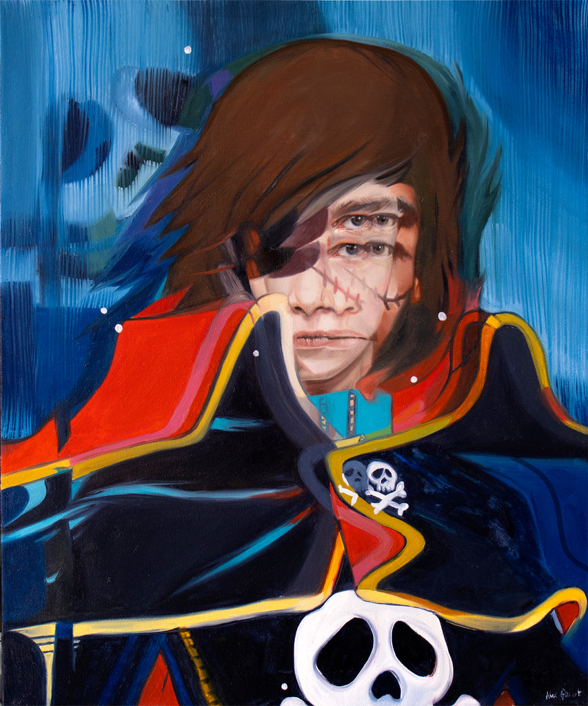 Alex Garant - "Albator" - portrait of Captain Harlock