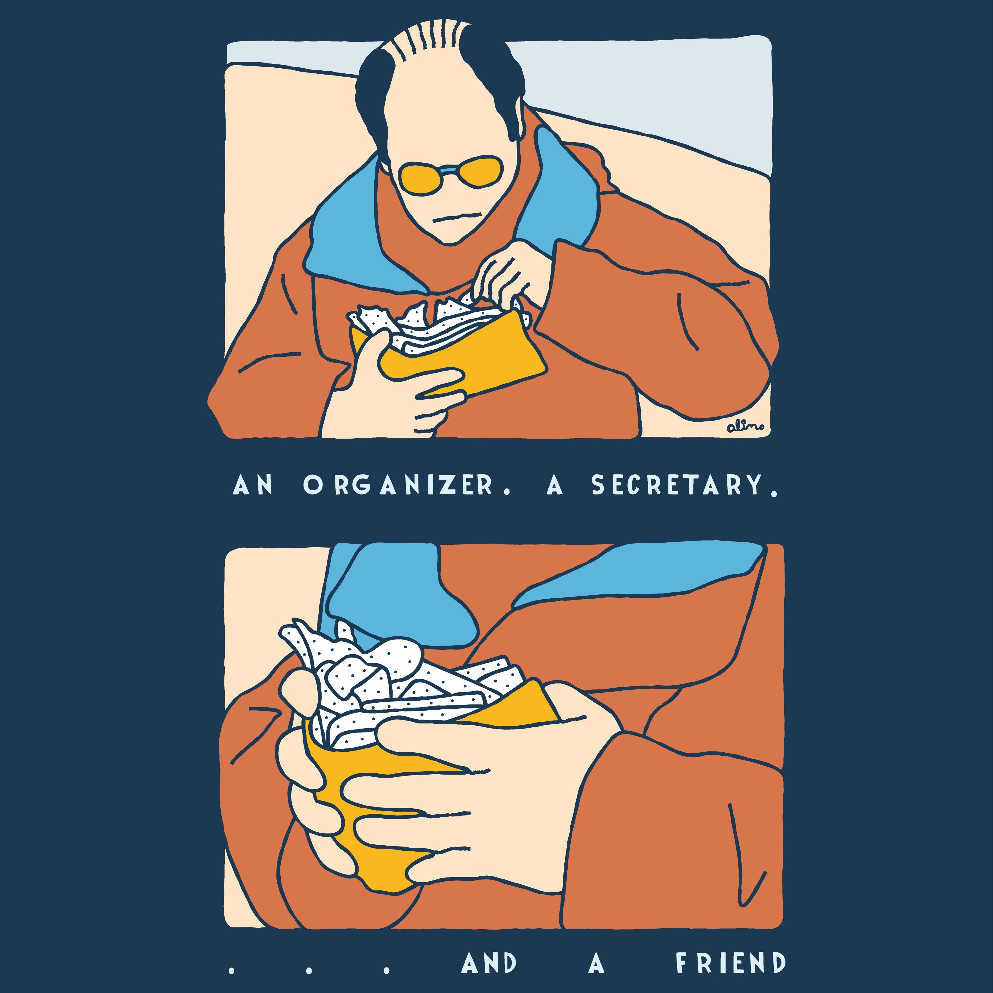 Alimo - "An organizer. A secretary....And a friend" - Spoke Art
