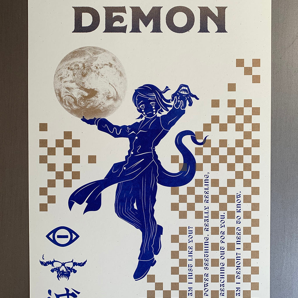 Derek Ballard - "Am I Demon?" Print - Spoke Art