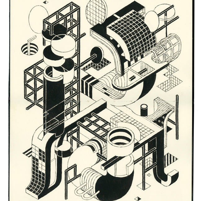 Andrew DeGraff - "Unfinished Construction Site 30" - Spoke Art