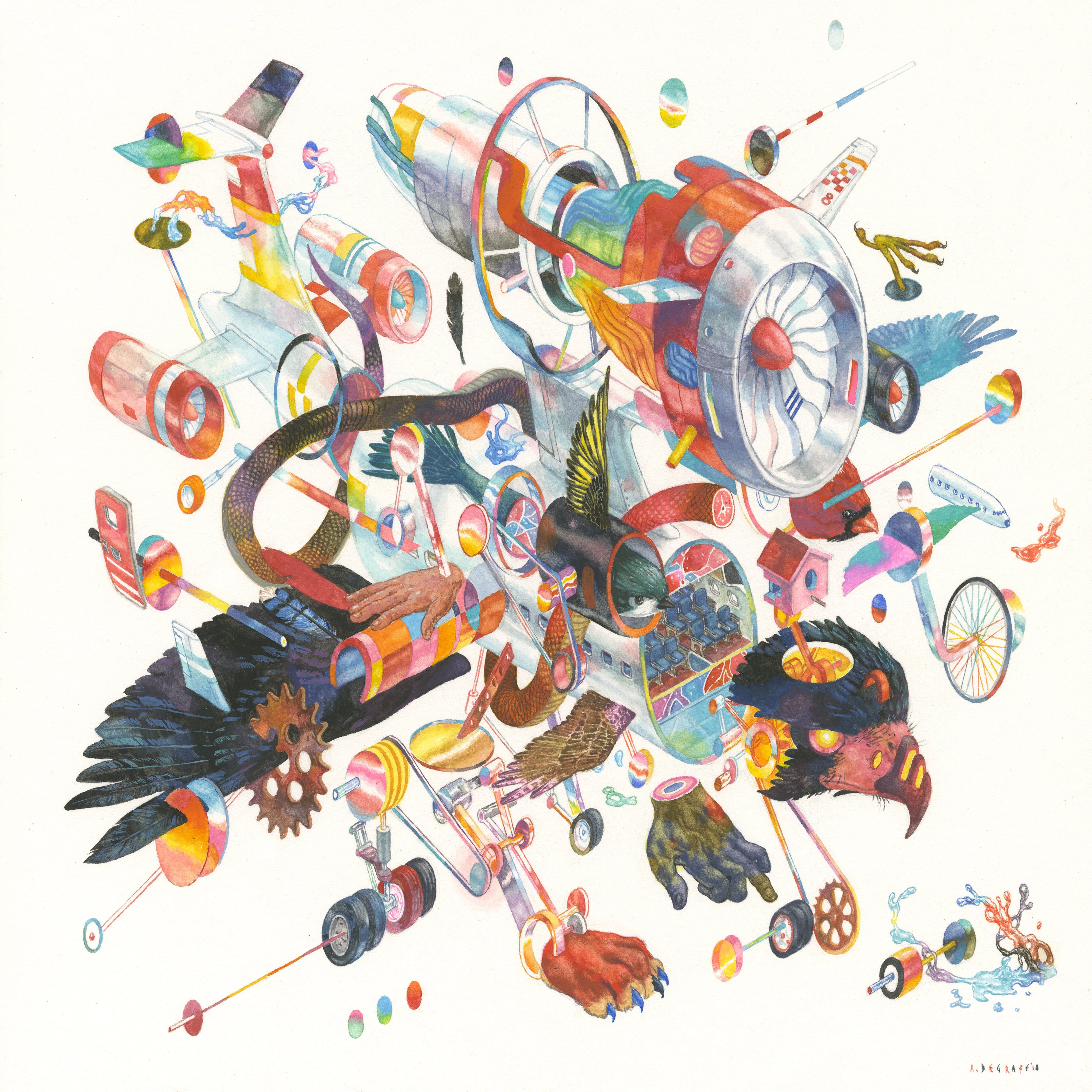 Andrew DeGraff "Technomage Worvburv" - Spoke Art
