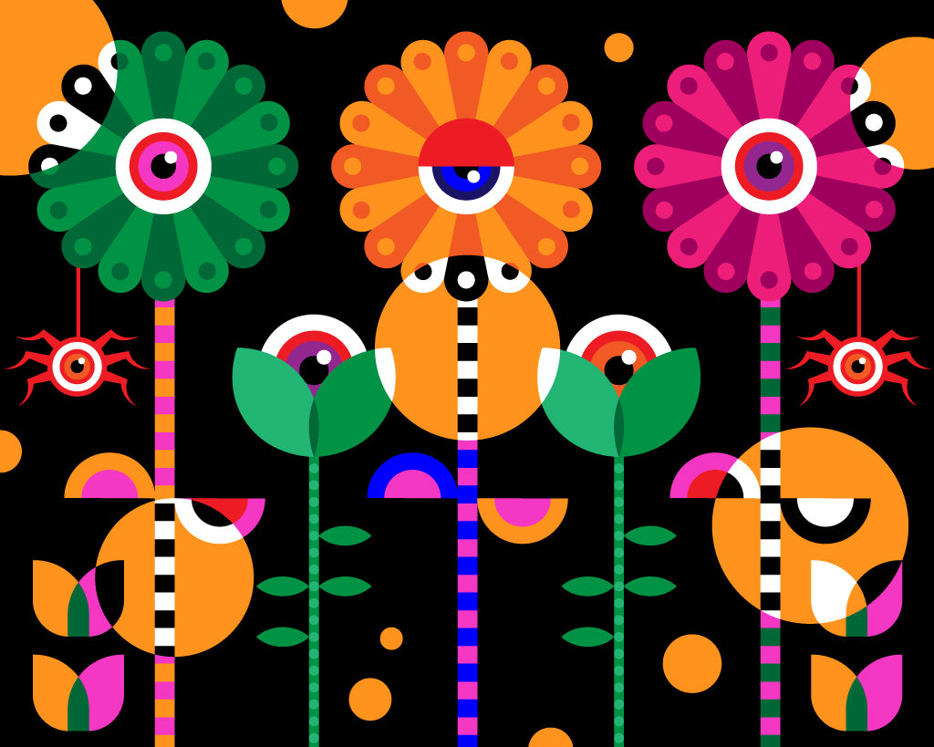 Aracely Muñoz - "Eye Spy Crazy Eyes" Print - Spoke Art