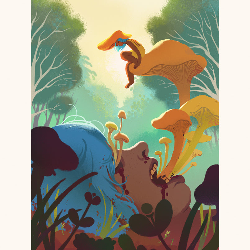 Ariel Vittori - "Cycle of Decay" Print - Spoke Art