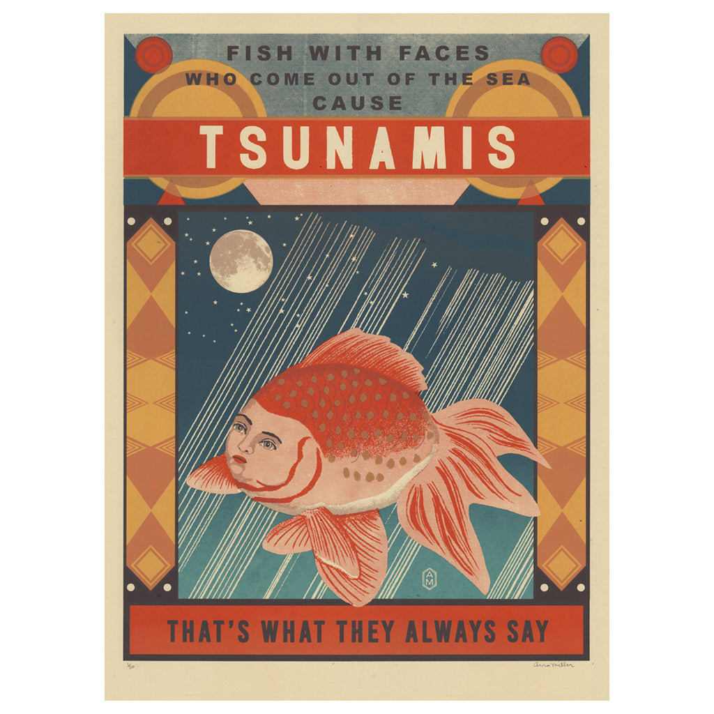 Arna Miller - "They Cause Tsunamis" - Spoke Art
