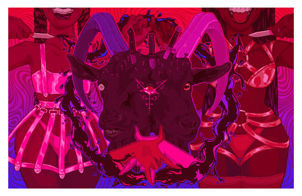 Ashley Floréal - "HOT GIRL SUMMONING" Print - Spoke Art