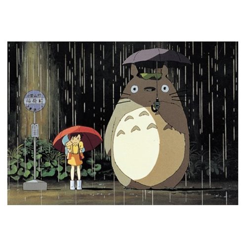 "My Neighbor Totoro" Rain Bus Stop Petite Puzzle - Spoke Art