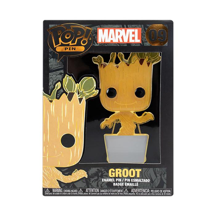 Baby Groot Guardians of the Galaxy Funko Pop Pin Large