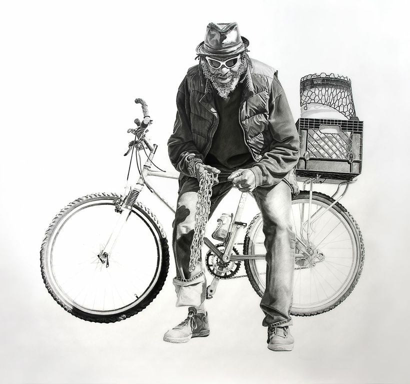 Joel Daniel Phillips - "Blue with a Bicycle" - Spoke Art