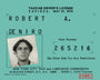 A limited edition screen print novelty taxi drivers license for Robert A. DeNiro, with a photo, hack number 265216, expiring May 31, 1976, issued by NYC Taxi and Limousine Commission. Perfect for any Scorsese art show collection by Matt Dye.