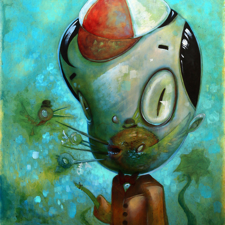 Brandt Peters & Kathie Olivas (Circus Posterus) - "Evolution Series: Melvin" - Spoke Art