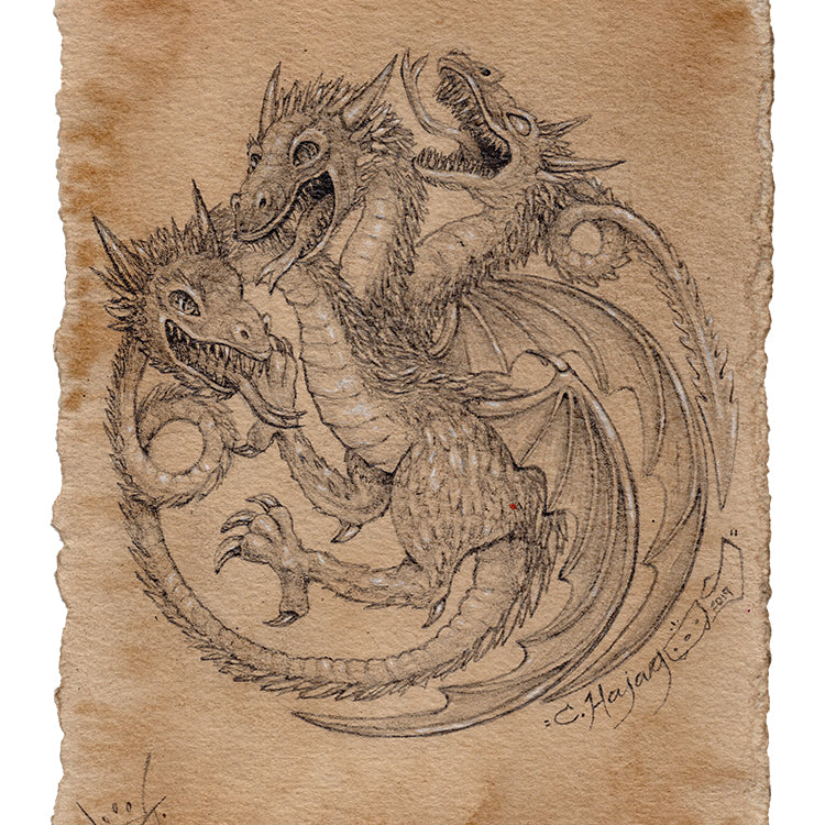 Cameron Hajagos - "House Targaryen" - Spoke Art