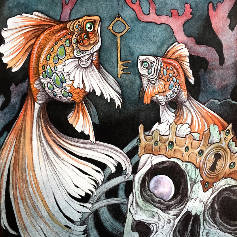 Caitlin Hackett - "Courtiers To The Drowned King" - Spoke Art