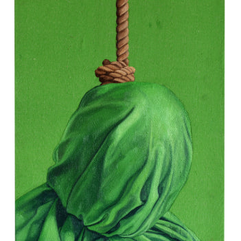 Peter Adamyan - "Camouflage Hangman Green" - Spoke Art