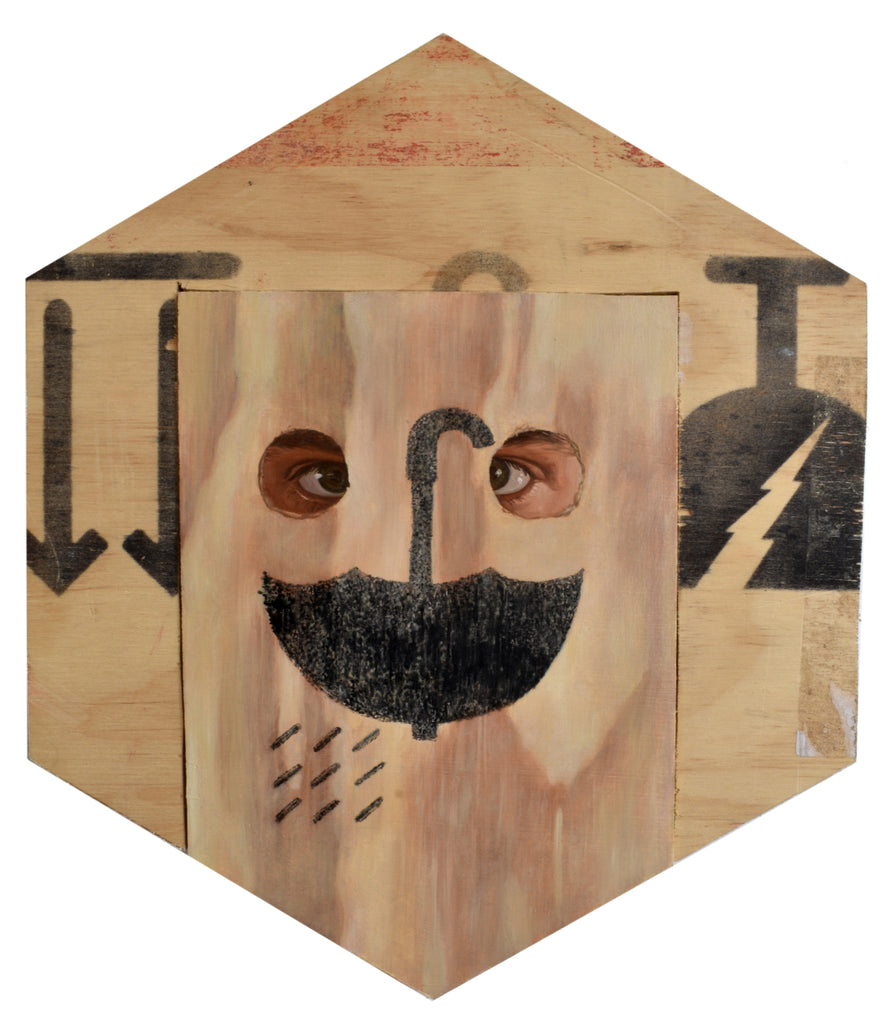 Peter Adamyan - "Camouflage Plywood Crate" - Spoke Art