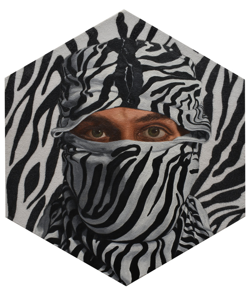 Peter Adamyan - "Camouflage Zebra" - Spoke Art
