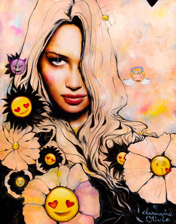 Charmaine Olivia - "Emoji Flowers" - Spoke Art