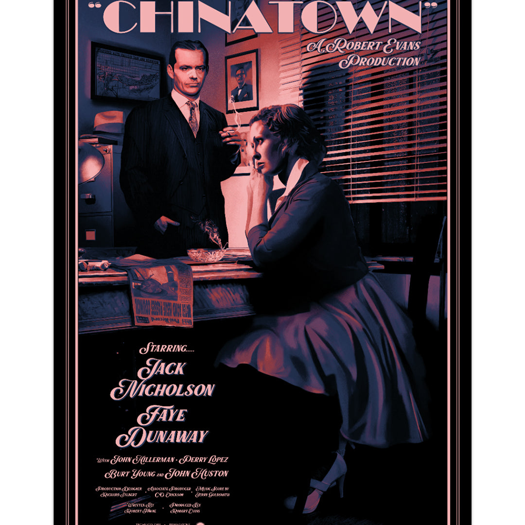 Dakota Randall Chinatown regular edition screen print for Spoke Art Gallery