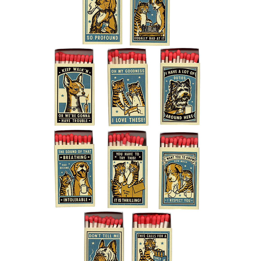 Ravi Zupa - "Complicated Friendships" Matchboxes Set - Spoke Art