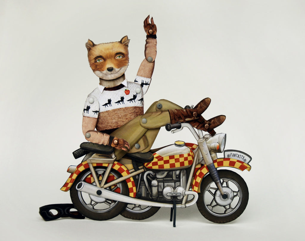 Crankbunny - "Mr. Fox" - Spoke Art