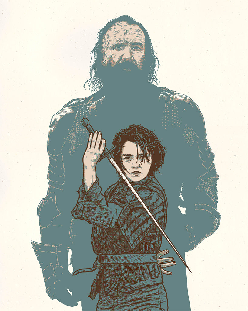 Dan Grissom - "Arya and the Hound" - Spoke Art