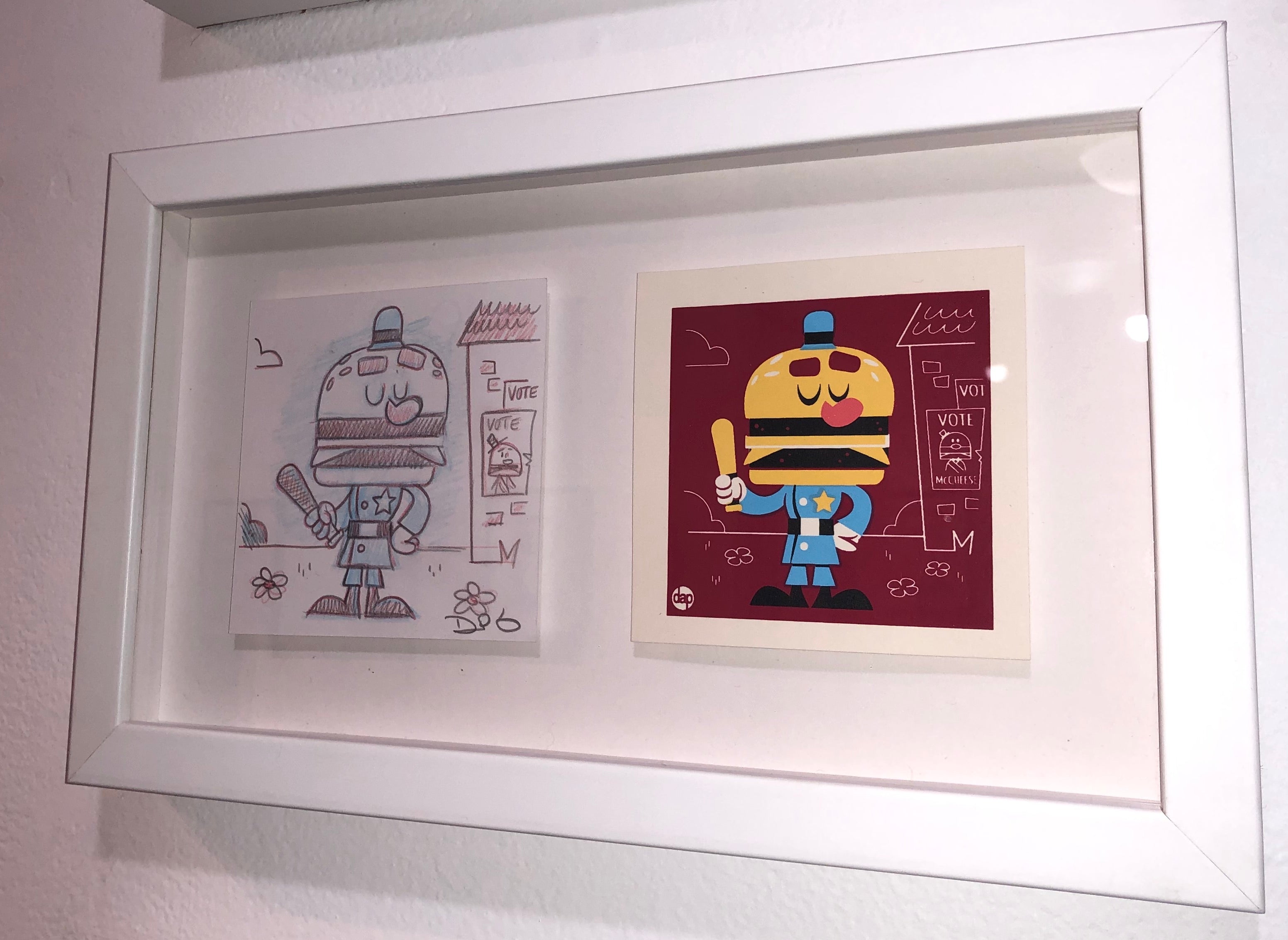 Dave Perillo - "Big Mac Original Sketch & Print" - Spoke Art