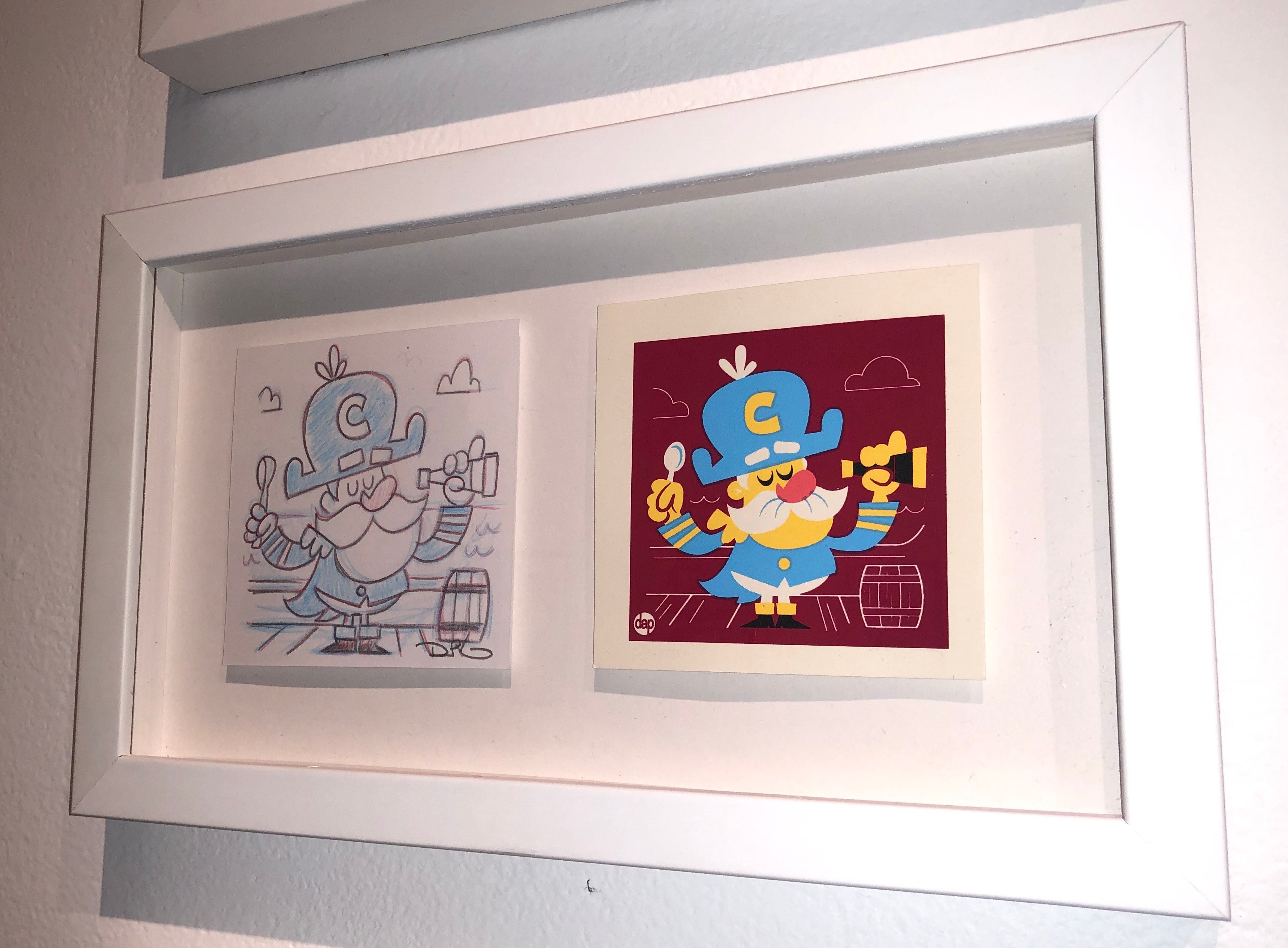 Dave Perillo - "Captain Crunch Original Sketch & Print" - Spoke Art