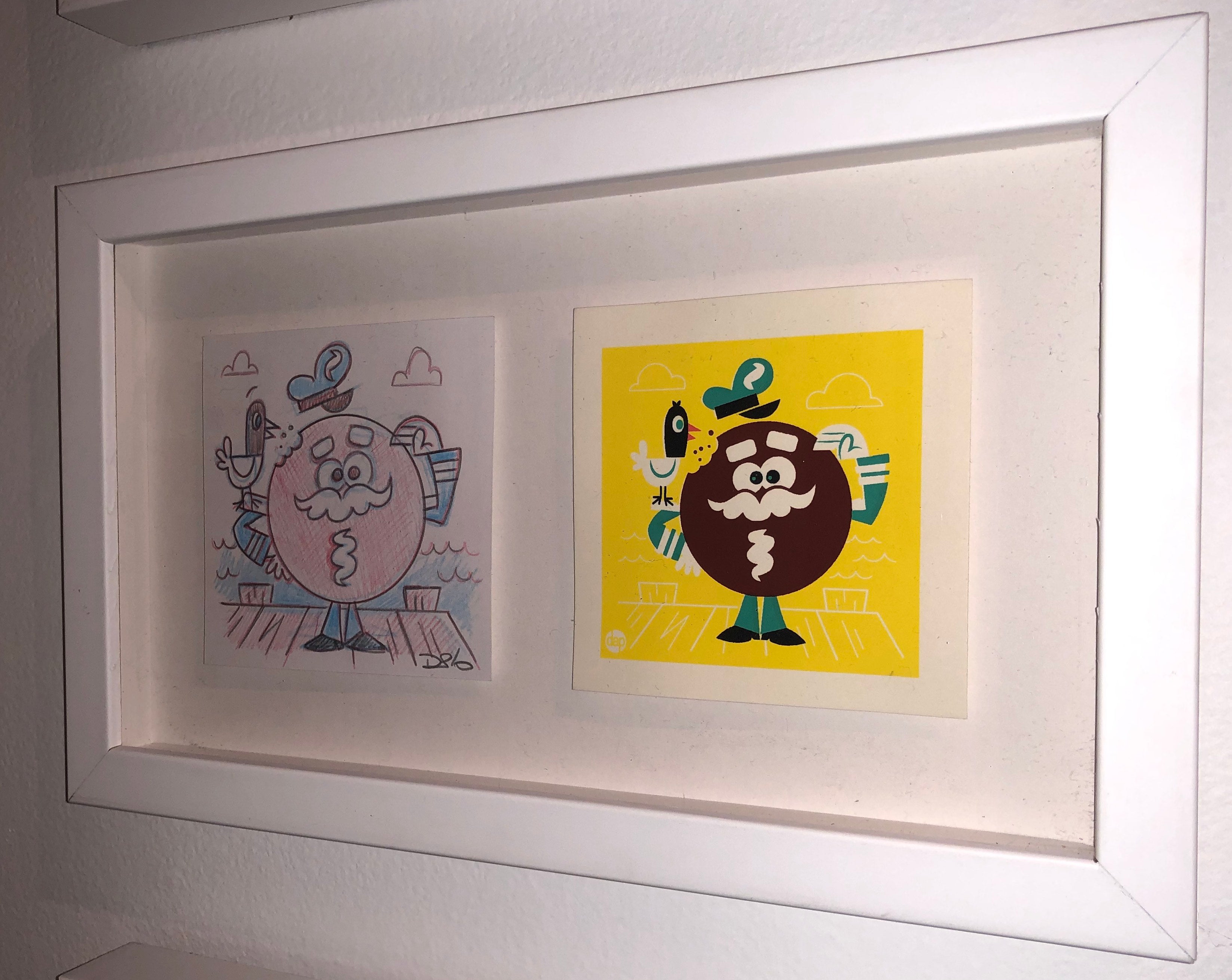 Dave Perillo - "Captain Cupcake Original Sketch & Print" - Spoke Art